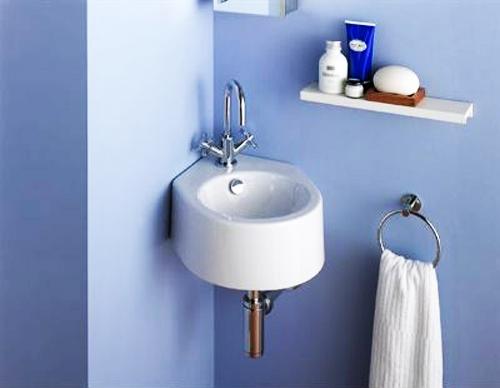 corner bathroom sinks for small spaces