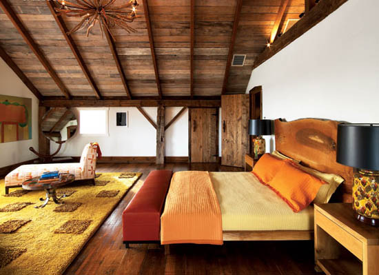 Modern Interior Design Ideas Bright Colors Wooden Walls
