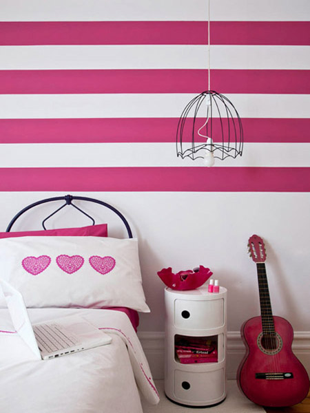 Horizontal Stripes on Walls, 15 Modern Interior Decorating and Painting