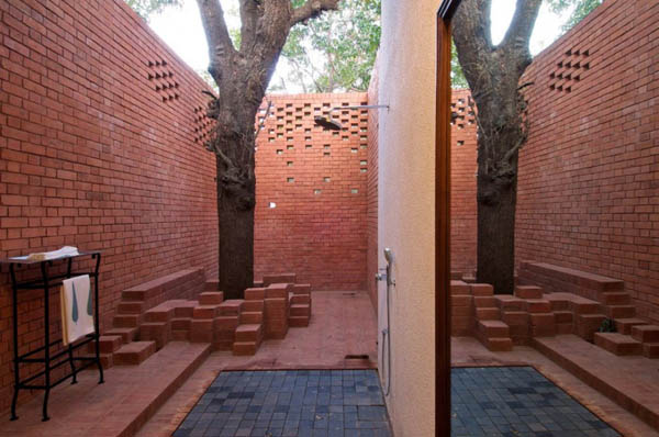 Brick and Wood in Modern Houses, Brick Kiln House Design from Indian