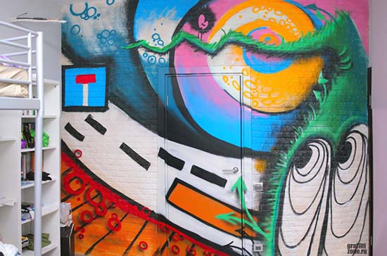 Graffiti Art For Home Decorating Modern Wall Decorating Ideas From Graffiti Zone