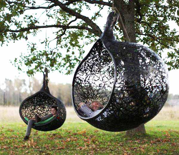 20 Hanging Hammock Chair Designs, Stylish and Fun Outdoor Furniture