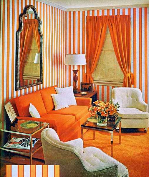 Modern Interior Design Ideas Celebrating Bright Orange Color Shades