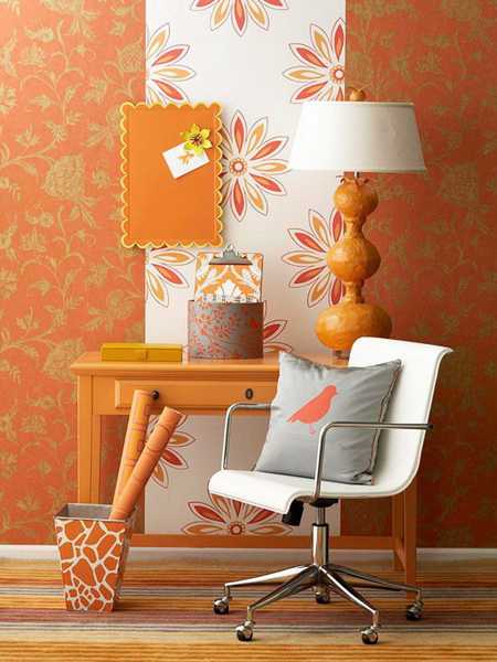 Modern Interior Design Ideas Celebrating Bright Orange Color Shades
