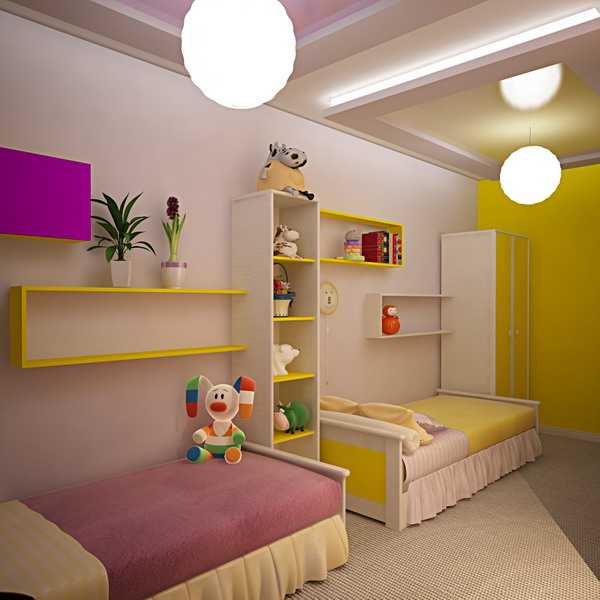 Kids Room Decorating Ideas For Young Boy And Girl Sharing