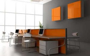 Home Office Design Ideas Orange Colors 2 300x188 