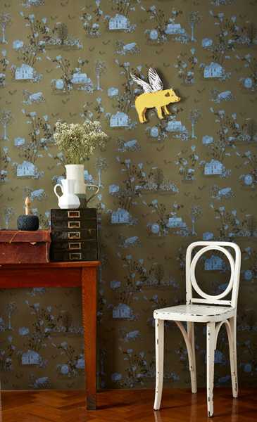 Magnetic Wallpaper Patterns for Magical and Modern Wall Decorating
