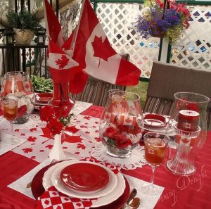 50 Canada Day Table Decorations, Centerpieces and Summer Party Ideas