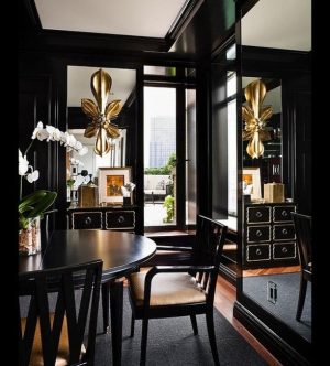 Black and Golden Colors, Modern Interior Design Trends