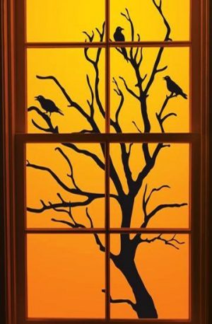 30 Simple Halloween Ideas for Mysteriously Glowing Window Decorations