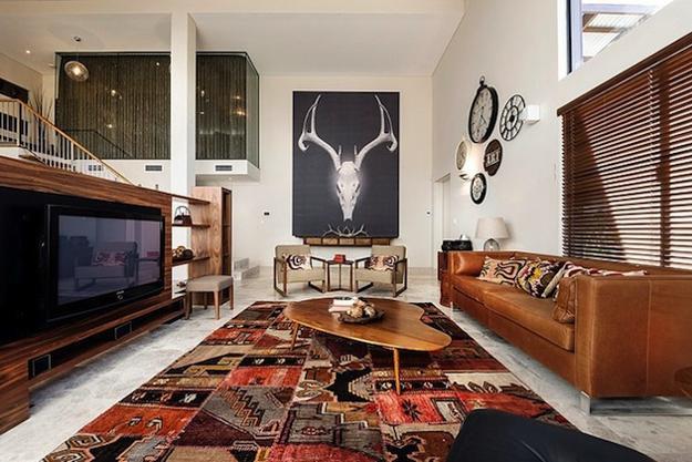 Contemporary Interior Design with Exotic Bohemian Touch