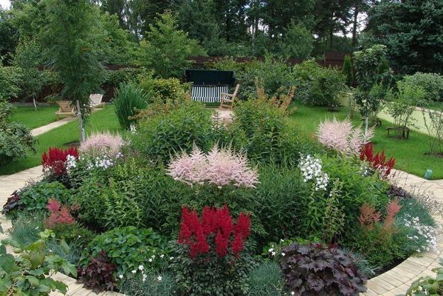 33 Beautiful Flower Beds Adding Bright Centerpieces to Yard Landscaping ...