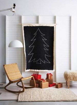 40 DIY Alternative Christmas Trees Adding Fun Wall Decorations to Green ...