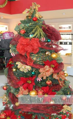 Fun Christmas Tree Decorating with Colorful Ribbons