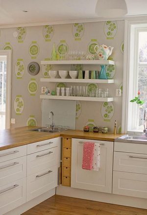 kitchen wallpaper ideas for small kitchens