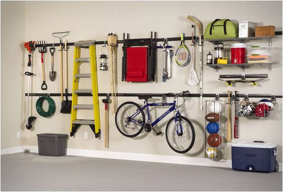 garage wall storage shelves