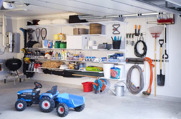 20 Garage Wall Storage Ideas, Space Organization with Storage Shelves ...