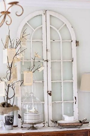 20 Ideas to Reuse and Recycle Old Wood Windows and Doors for Wall ...