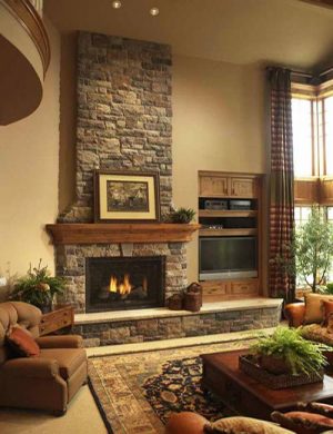 85 Ideas for Modern Living Room Designs with Fireplaces