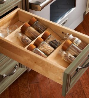 25 Modern Ideas To Customize Kitchen Cabinets Storage And Organization   Modern Kitchen Storage Cabinets Drawers Organization 23 300x332 