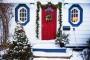 30 Spectacular Front Door Decoration Ideas for Christmas and Winter Holidays