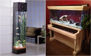 modern fish tank decorations
