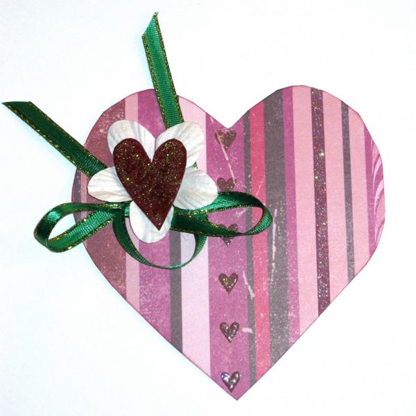 Making Hearts Decorations with Kids, Paper Crafts for Valentines Day