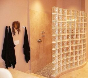 Custom Glass Block Shower Designs Add Beautiful Curves to Modern Bathrooms