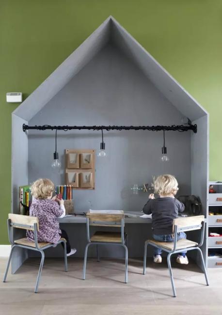 20 Shared Desk Ideas Kids Rooms With Study Space Designs