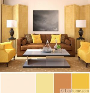 Sunny Yellow and Brown Colors Inspired by Delicious and Healthy Holiday ...