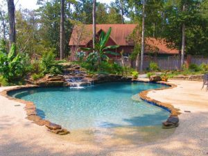 Beach Style Pool Designs Creating a Lake Effect in Modern Yards