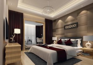 Beautiful Bedroom Design with Balcony Entrance