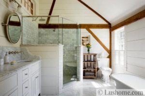 How To Use Wood and Stone for Charming Rustic Bathroom Design