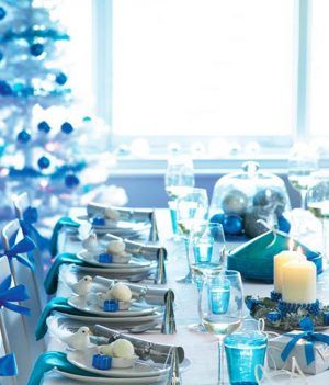 Blue and White Christmas Colors, Elegant Cool Color Combinations for ...