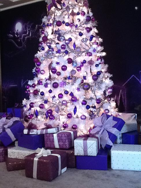Purple Christmas Decorating with Ultra Violet, Following the Year