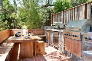 Summer Kitchen Designs, BBQ and Dining Areas