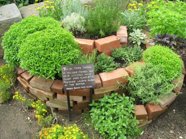 Original Herb Garden Design, Beautiful Yard Landscaping Ideas