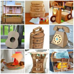 Eco Friendly Kids Designs, Cardboard Furniture and Toys