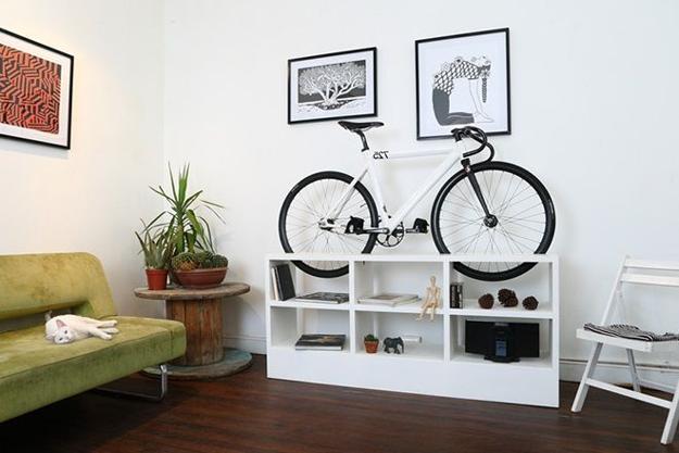 bike rack for living room