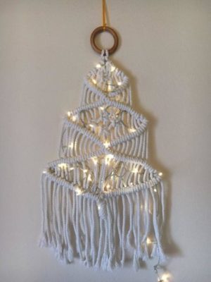 Macrame Trends in Decorating, Christmas Trees