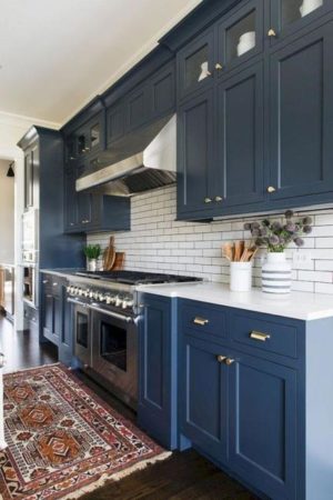 Blue Kitchen Colors, Modern Interior Trends in Colors