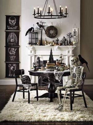 50 Distinct Halloween ideas for Festive Fireplace Decorating