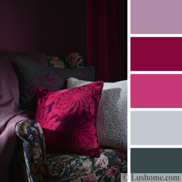 Pink Color Schemes Offering Symbolic and Romantic Interior Design Ideas