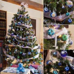 Silver Blue Christmas Color Combinations, Winter Inspired Holiday Decor