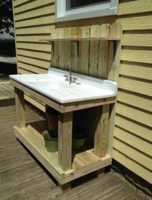 55 DIY Garden Sink Designs, Convenient Outdoor Utility Sinks