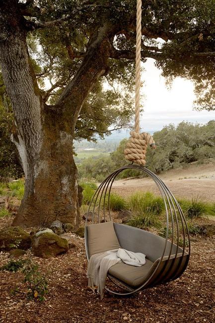 25 Fun Cocoon Swing Chairs - Designing Idea