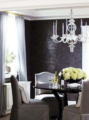 Latest Trends in Decorating Dining Rooms with Modern Wallpaper, 50