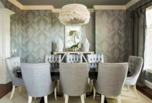 Latest Trends in Decorating Dining Rooms with Modern Wallpaper, 50