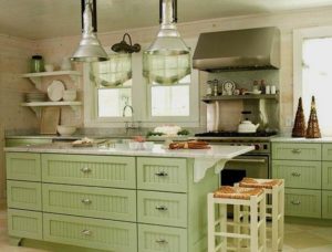 Captivating Light Green Kitchen Colors, 55 Modern Kitchen Designs