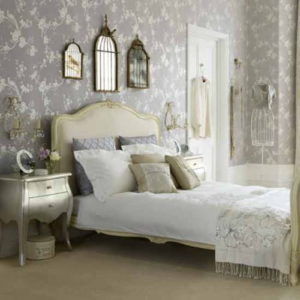 Beautiful Floral Wallpaper Designs, Gray Bedroom Colors